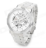 RELOJ DE ACERO INOXIDABLE ANALOGICO BLANC