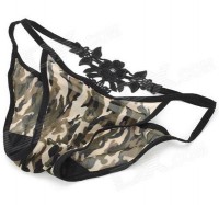 BRAGAS MUJER ESTILO MILITAR DE MALLA