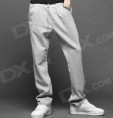 PANTALONES ALGODON OCASIONAL GRIS